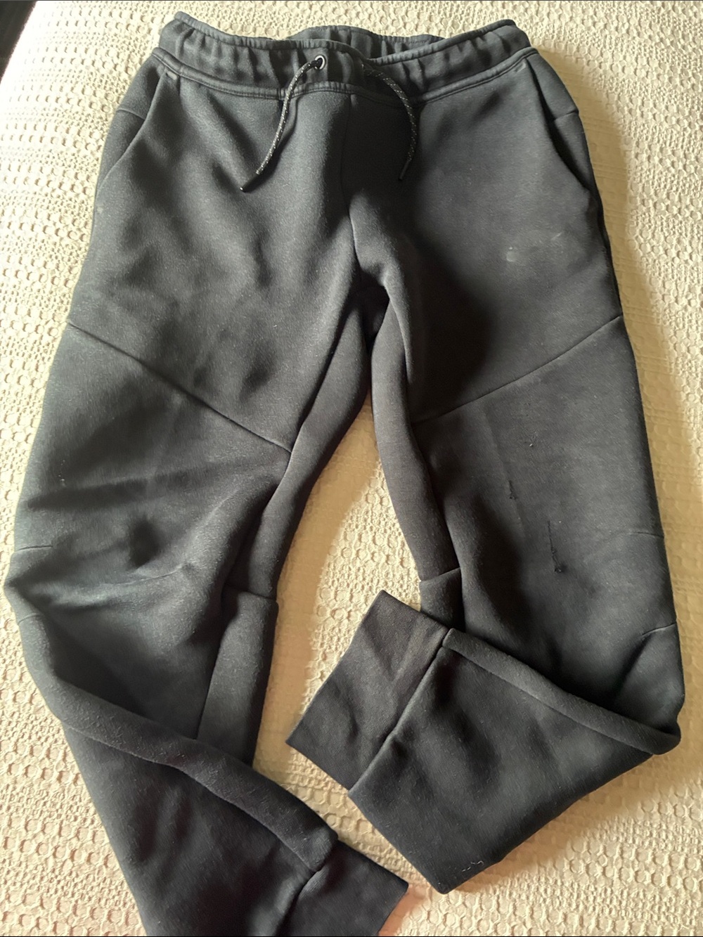 NikeTech Kids Black Sweatpants Joggers